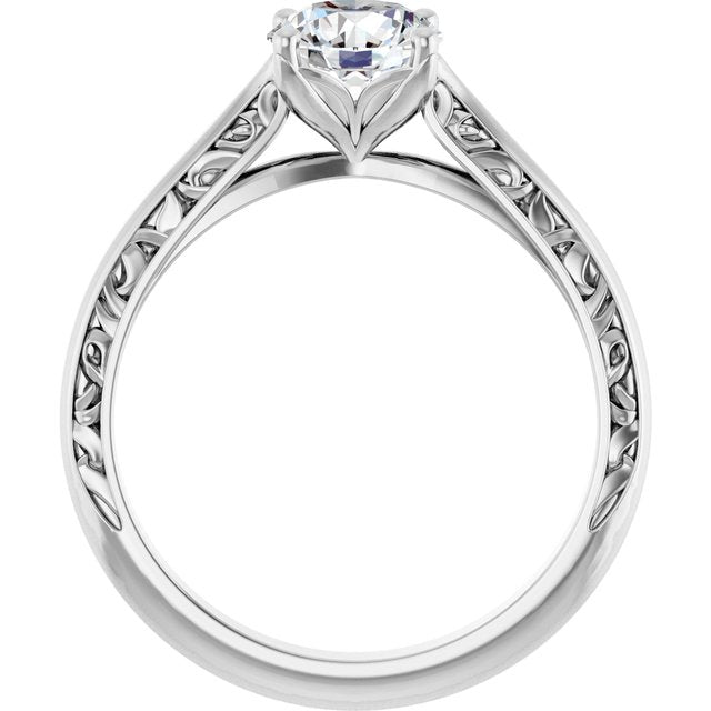 lab diamond floral