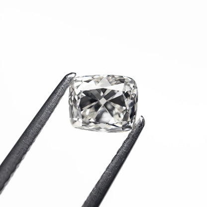 1.04ct Natural White H/SI1 Elongated Old Mine Cut Diamond