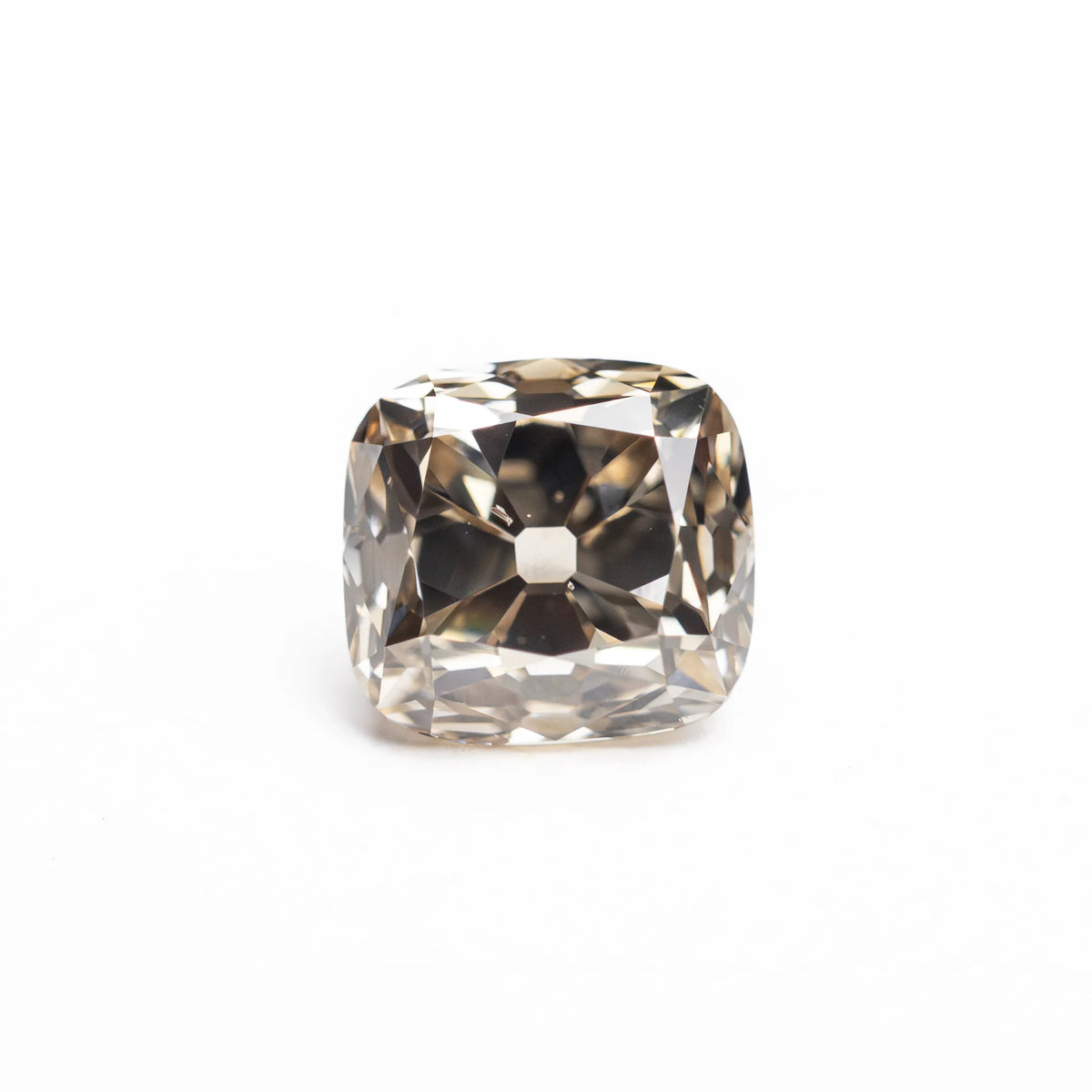 1.29ct C3 Champagne Modern Antique Old Mine Cut