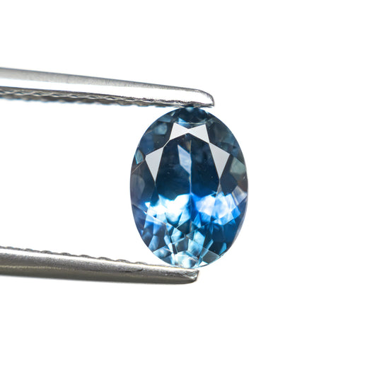 1.38ct Oval Brilliant Montana Sapphire