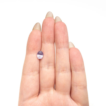 2.51ct Natural Unheated Purple Oval Brilliant Sapphire