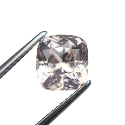 3.49ct Natural Unheated Peach Cushion Sapphire