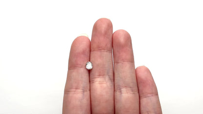 0.75ct Natural Canadian Salt & Pepper Old Mine Cut Diamond