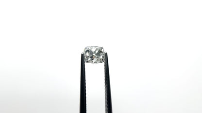 1.04ct Natural White H/SI1 Elongated Old Mine Cut Diamond